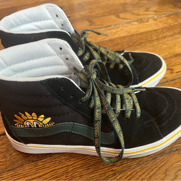 Vans Sk8-Hi ComfyCush Trip Outdoors Black & White Skate Shoes Women 8 Men 6.5 - Picture 3 of 3